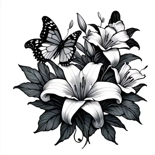 My Bridges Keeper With Lilys And Butterflies