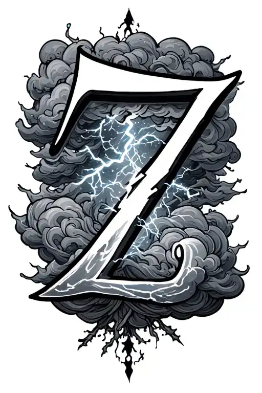 Name Seven With Clouds And Lightning