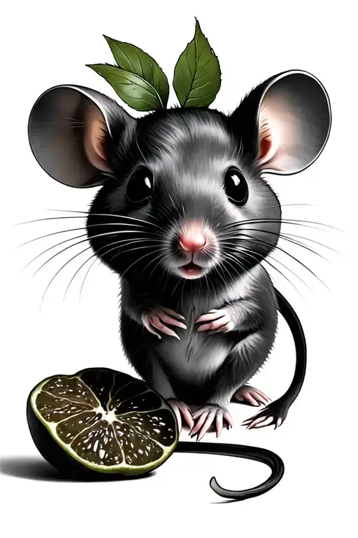 Mouse And Fruit