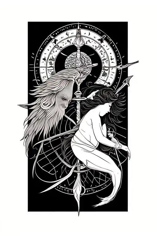 Fine Line Libra And Sagittarius