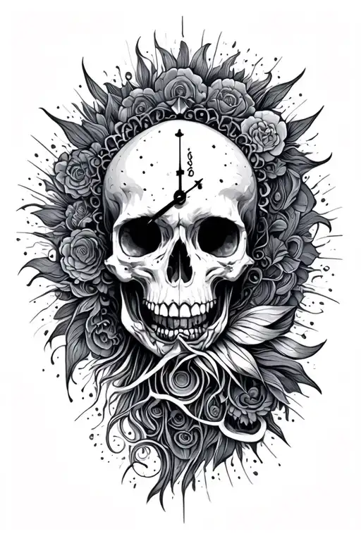 Psychedelic Time Slipping Away Life Moving Faster