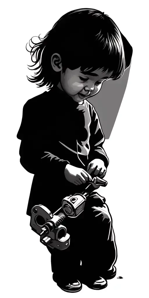 Illustrate A Scene Of Your Grandkids Playing With Engineering Tools In A Whimsical Style