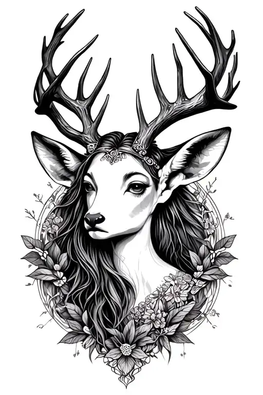 Ametrius Goddess Deer Antlers