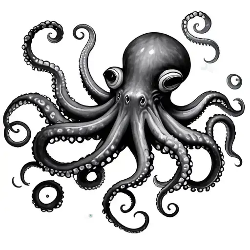 Octopuses Battling Sea