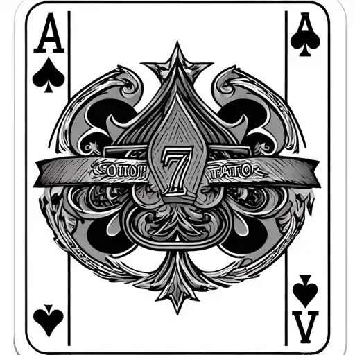 3 Poker Cards With The Triple 7 Incorporated