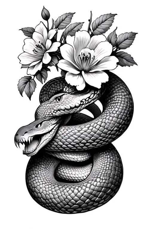 Flowers And Snakes Wrapped