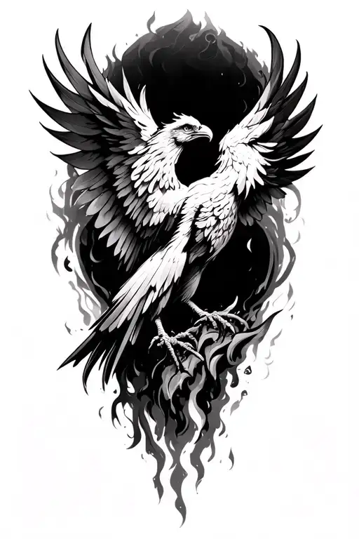 Phoenix Rising From The Ashes