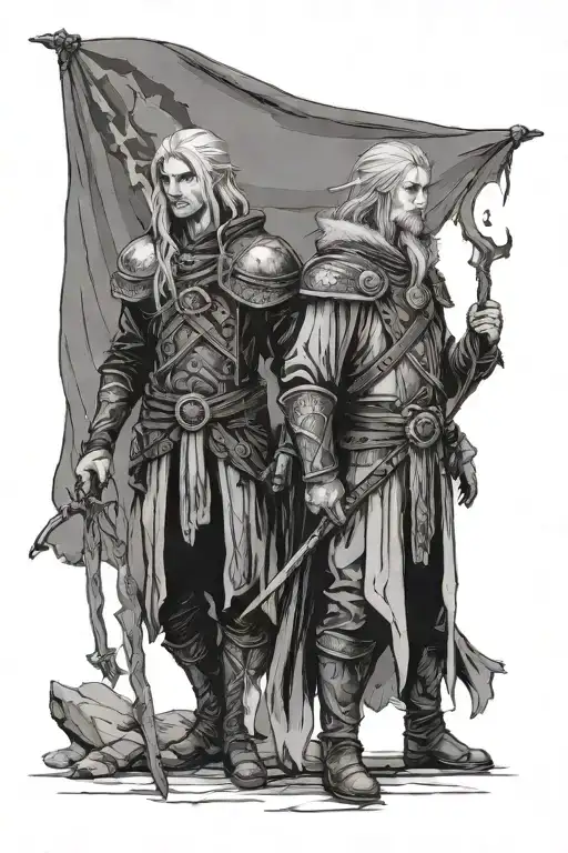 Ashkeladd And Thorphin From Vinland Saga Manga