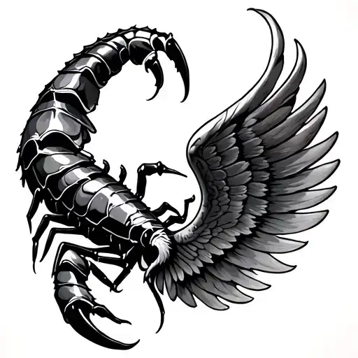 Scorpio And Wing Attached