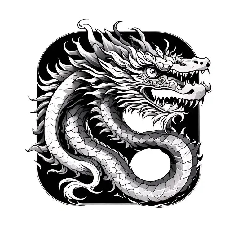 Chinese Dragon Emerging