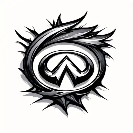 Infiniti Sign With Letter