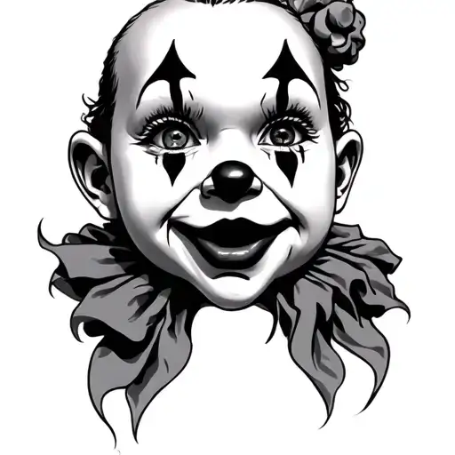 Baby Clown Face