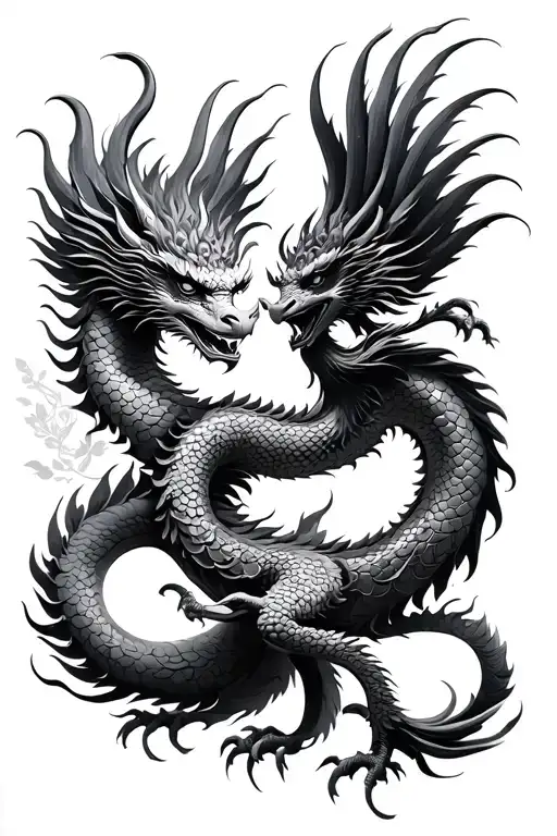 Buddha Dragon Phoenix