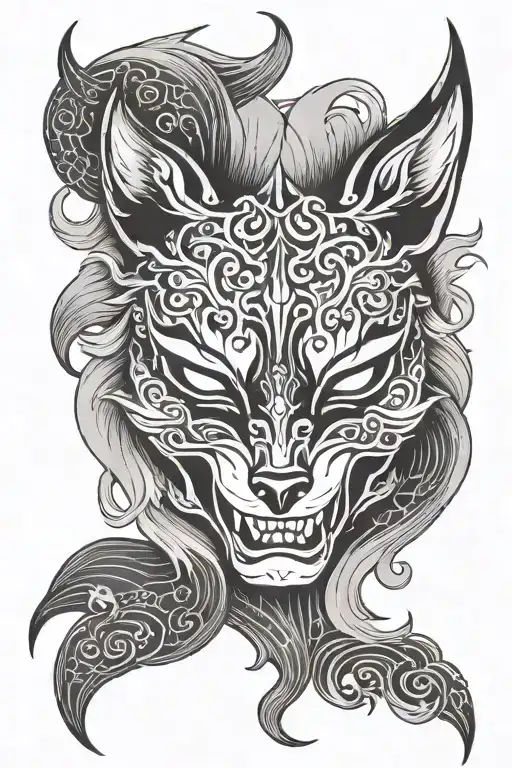 Kitsune Mask