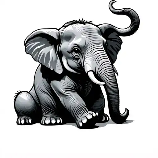 Christian Elephant Sitting