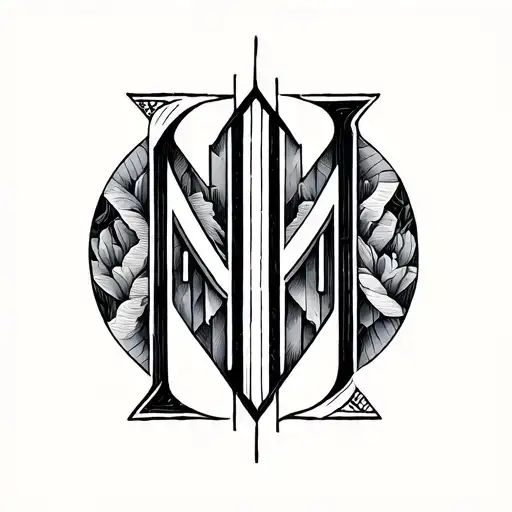 Initials N J B M C Escher