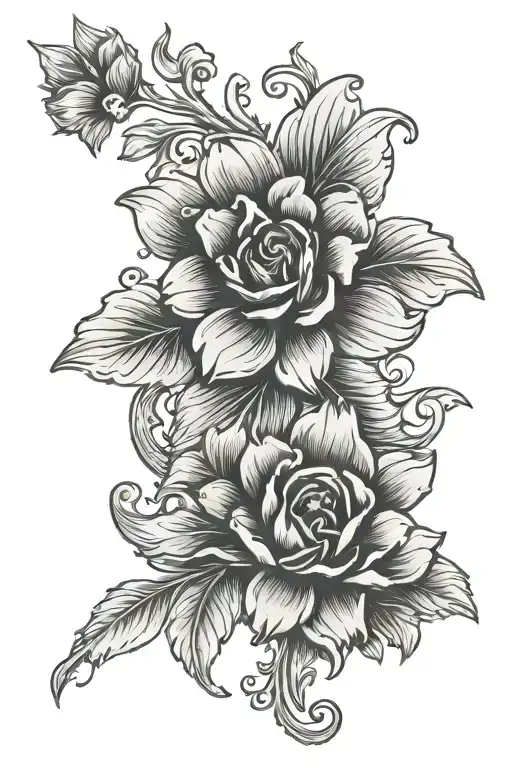 Western Flowers Eartag