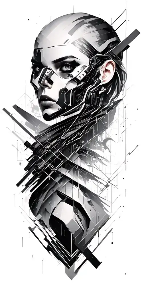 Cyberpunk 2077 Cyberware Symetrical And Geometrical