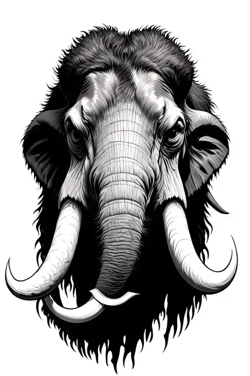 Mammoth Head Emerging