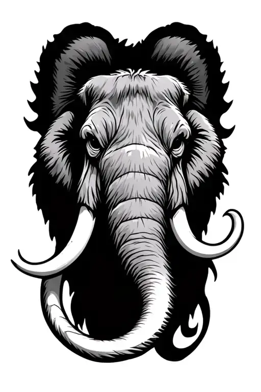 Mammoth Head Emerging