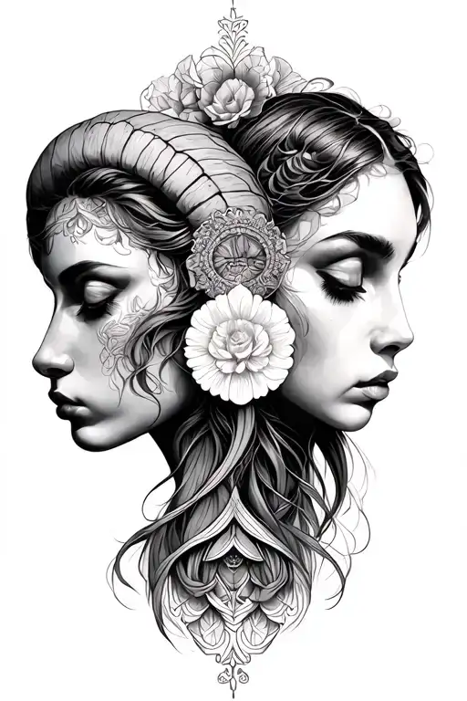 Gemini And Aries And Light