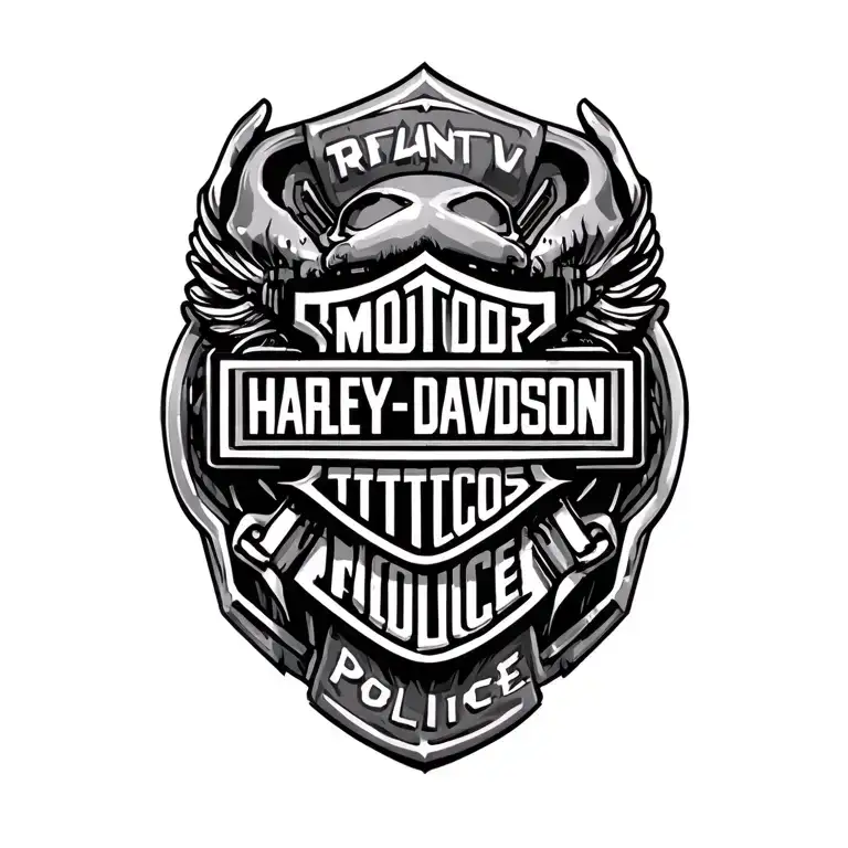 Harley Davidson And Police