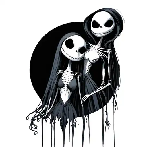 Jack And Sally Skellington X