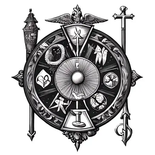 History Surrounded By Symbols
