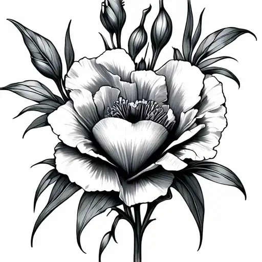 Gladioli Poppy Heart