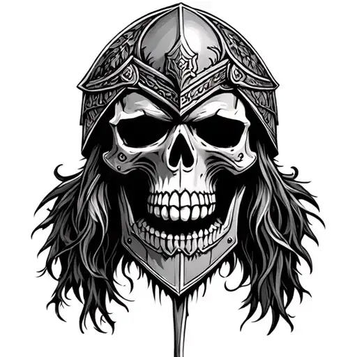 Old Norse Warrior Skull