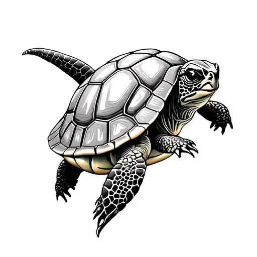 Baby Turtle Invading Normandy