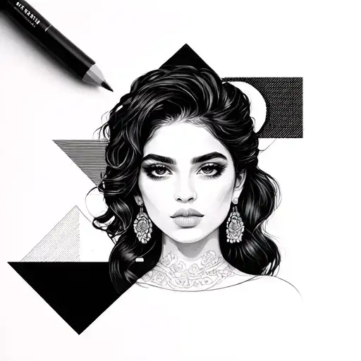 Arabella Adriana Using Geometric Shapes