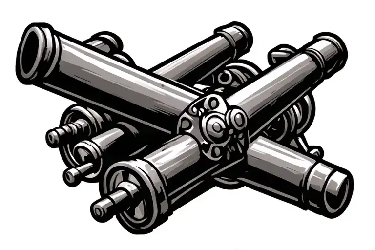 Field Artillery Cross Cannon