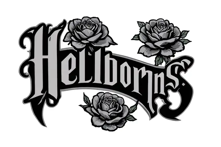 A Gang Tattoo That Says Hellborns