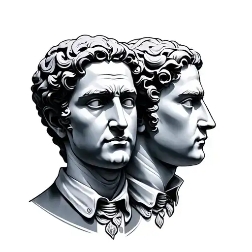 Two Statues Brothers