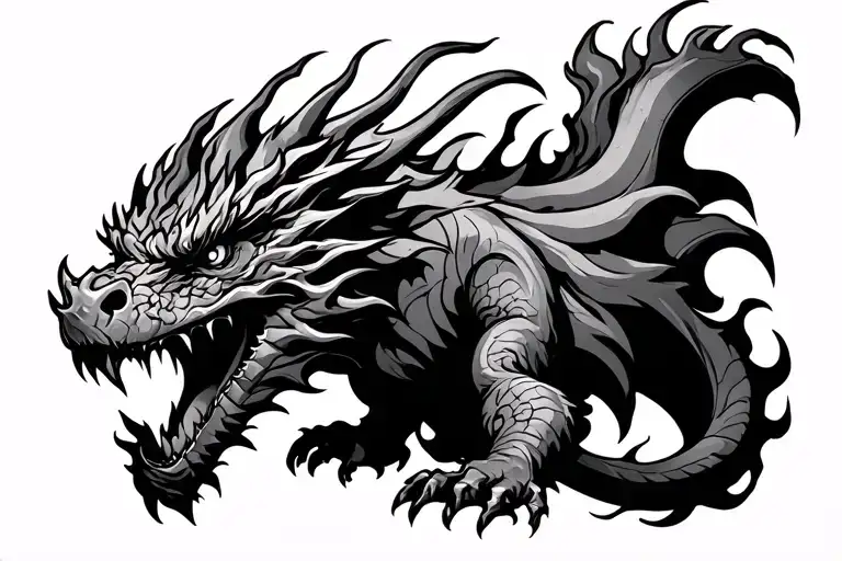 Dragon Breathing Fire