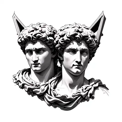 Castor And Pollux Statues
