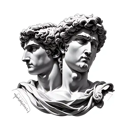 Castor And Pollux Statues