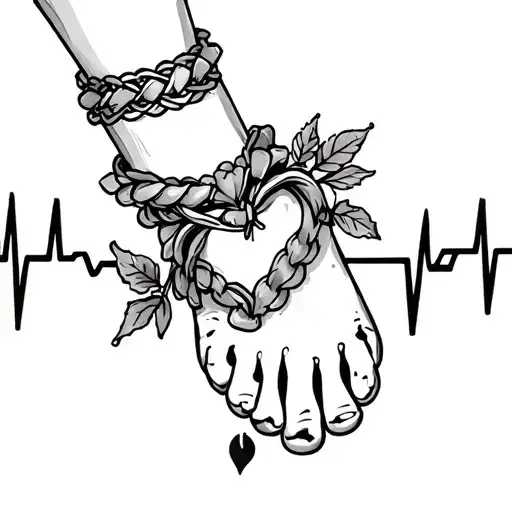 Heartbeat Anklet