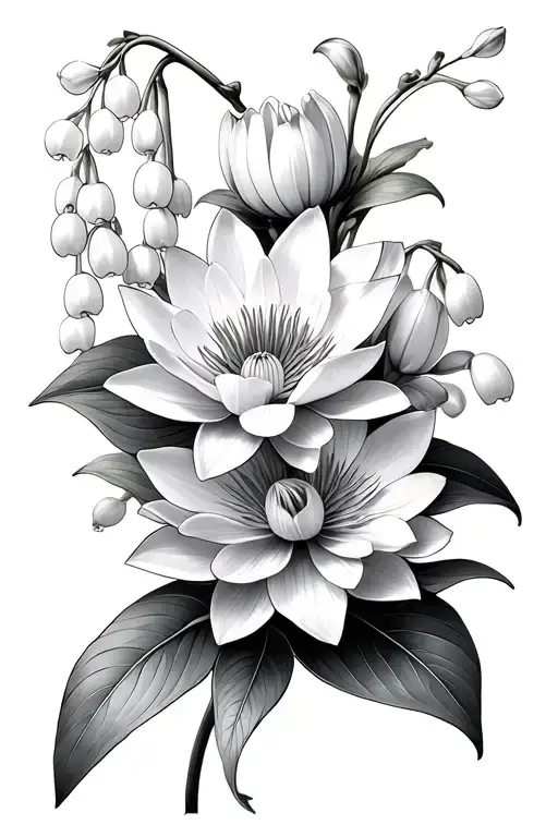 Carnations Lily Of The Valley Water Lily Flowers