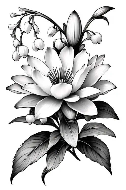 Carnations Lily Of The Valley Water Lily Flowers