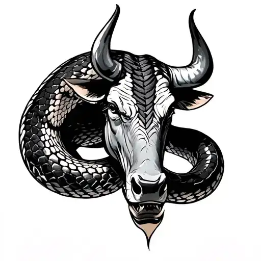 Snake And Bull