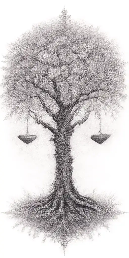 Tree Of Life X Libra Scales