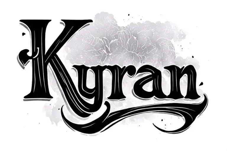 Kyran Name In Cursive