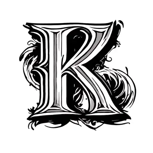 Letters B K