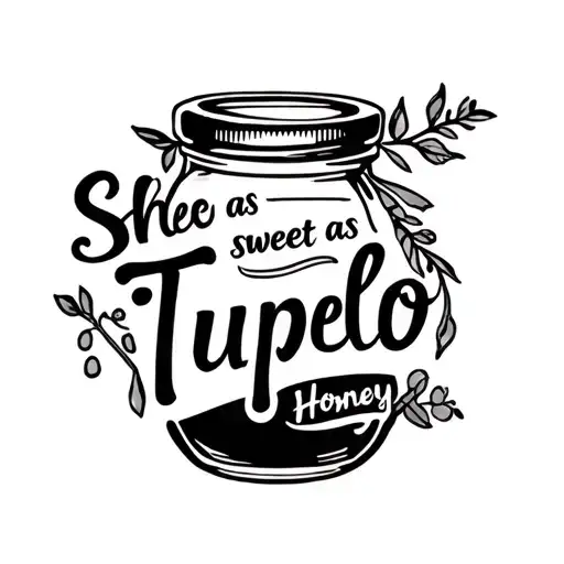 Shes As Sweet As Tupelo Honey Words With Jar Of Honey