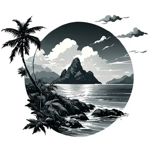 Lord Howe Island Landscape Inspired