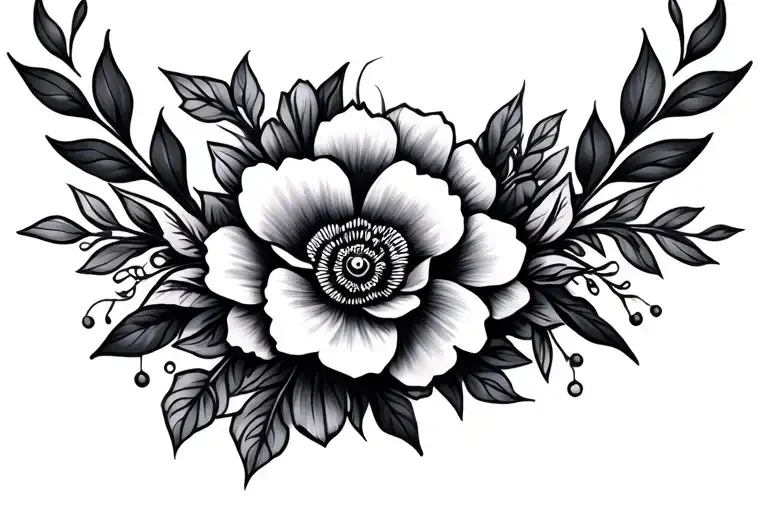 Chest Piece Floral Patterns