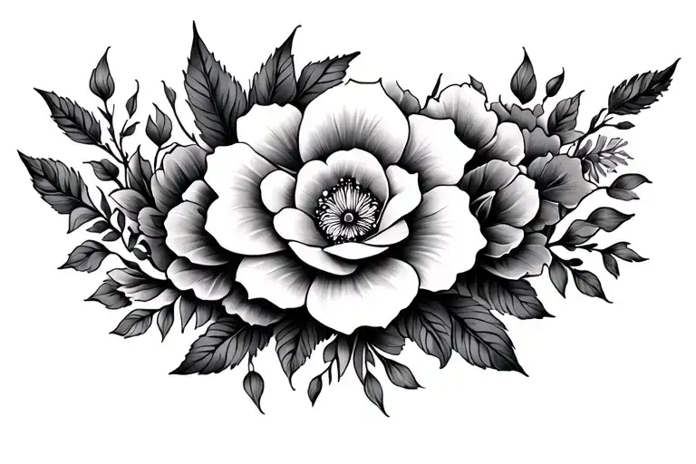 Chest Piece Floral Patterns Ornamental