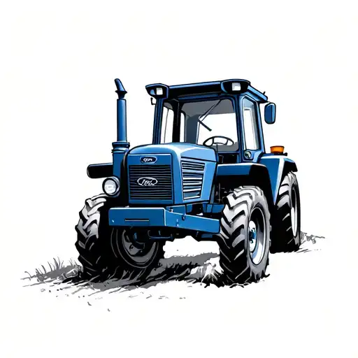 Ford Tractor Navy
